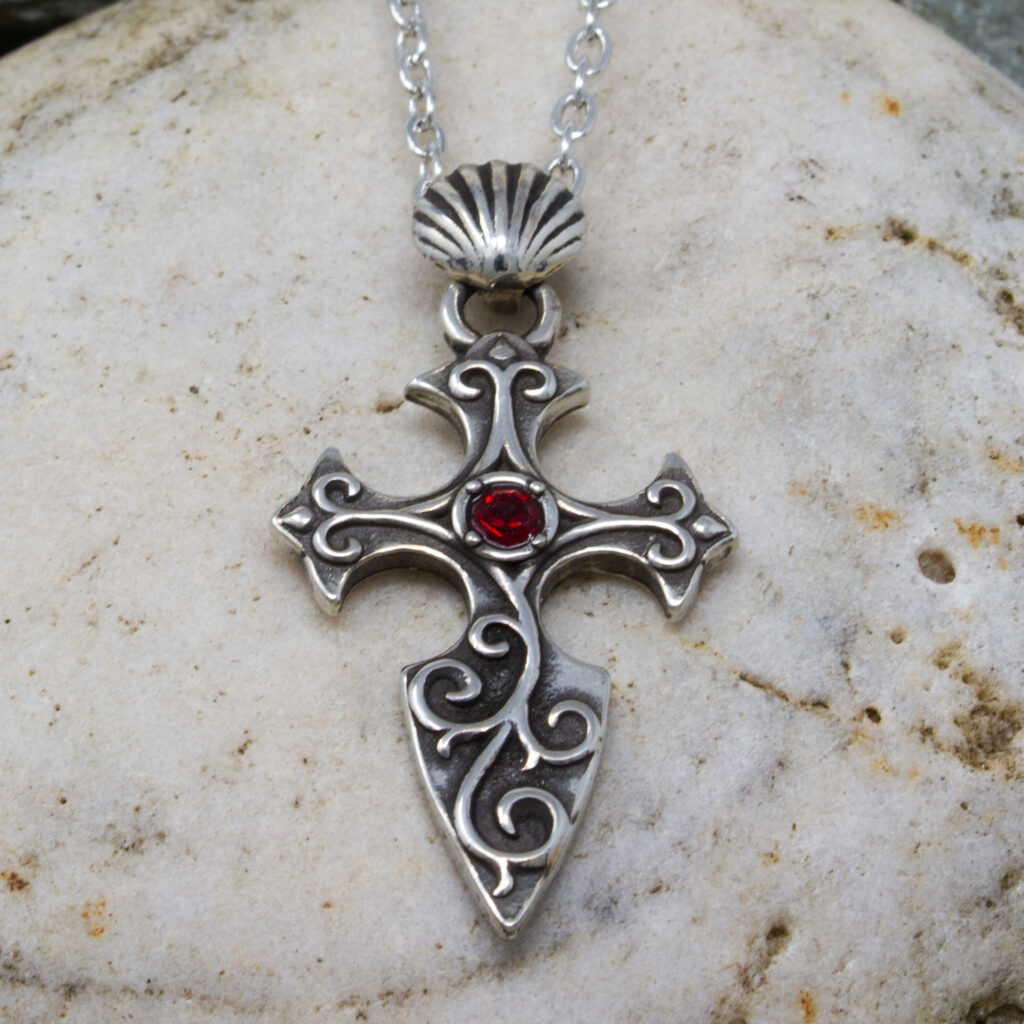 Santiago Cross and Shell Pendant - Eyres Jewellery