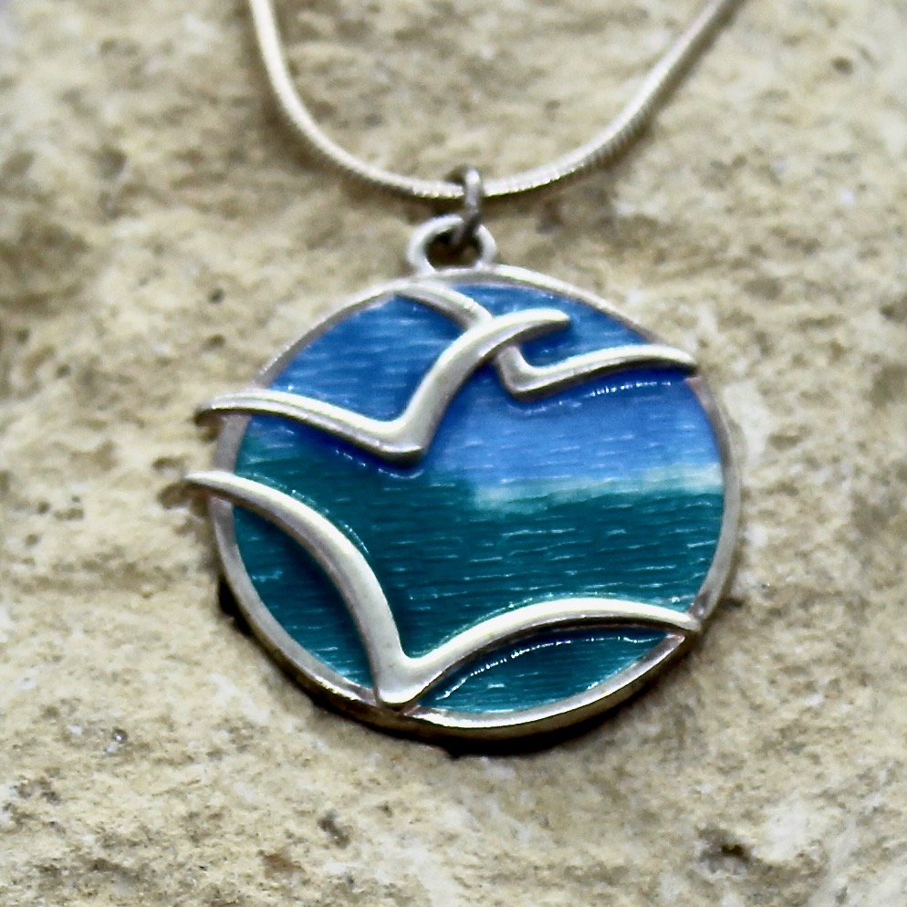 Silver Seagull Pendant - Eyres Jewellery