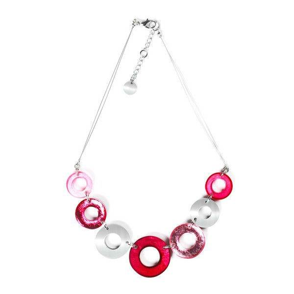 Polo Necklace - Raspberry